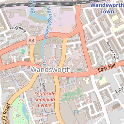 Map showing Spread Eagle, 69-71 Wandsworth High Street, London, SW18 2PT