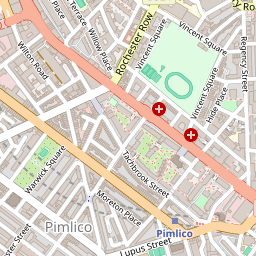 Map showing Hotel Riu Plaza London Victoria, 1 Neathouse Place, London, SW1V 1LJ