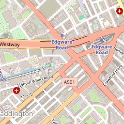 Map showing Hilton London Metropole, 225 Edgware Road, London, W2 1JU